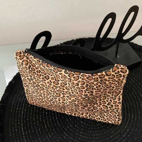 Handmade Leopard Print Pouch - Picture 2 of 5